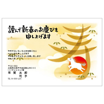 年賀状デザイン: NENGA-2601009